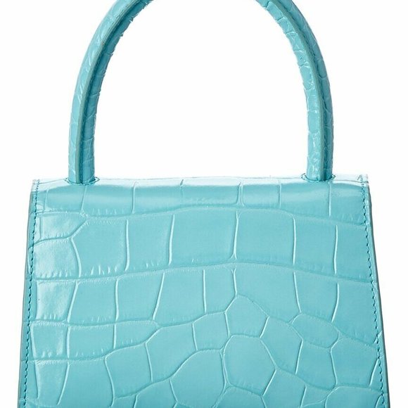 By Handbags - By Far Croc-Embossed Leather Shoulder Bag Women's